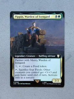 Pippin, Warden of Isengard #146 Extended Art Commander LTC Lord Of The Rings MTG - Image 1