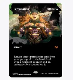 Perennation (Borderless) Tarkir: Dragonstorm (TDM) - MTG Mythic Rare #368 - Image 1