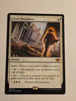 Final Showdown X1 OTJ MTG Outlaws of Thunder Junction - Image 1