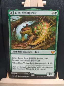 Blex, Vexing Pest - Strixhaven: School of Mages - Mythic - NM/LP (see pics) MTG - Image 1