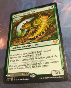 Blex, Vexing Pest - Strixhaven: School of Mages - Mythic - NM/LP (see pics) MTG - Image 3