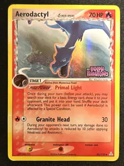 Aerodactyl 35/110 Delta Species REVERSE HOLO - Pokemon TCG ex Holon Phantoms - Image 1