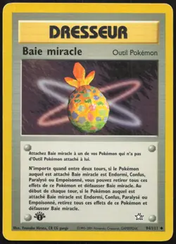 Carte Pokemon Baie miracle 94/111 Edition 1 Neo Genesis Francais - Image 1