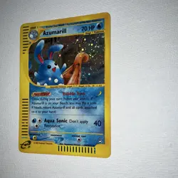 Pokemon Azumarill Holo Rare 70 HP Stage 1 Aquapolis 14/147 2002 English - Image 2