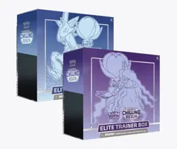 Pokemon Sword & Shield Chilling Reign Elite Trainer Box ETB Set of 2 New Sealed - Image 1