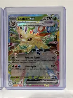POKEMON SECRETE RARE LOT TCG • of 4• Leafeon Ex (2) & Flareon Ex (1) - Image 4