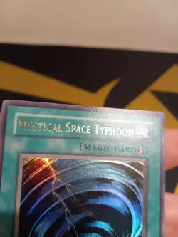 Mystical Space Typhoon MRL-047 Ultra Rare 1st Edition Magic Ruler Yu-Gi-Oh Card - Image 3
