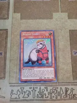 YUGIOH RESCUE FERRET MP18-EN054 SECRET 1ST ED NM - Image 1