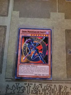 YUGIOH DARK MAGICIAN OF CHAOS BP02-EN023 BLACK RARE 1ST ED LP - Image 2
