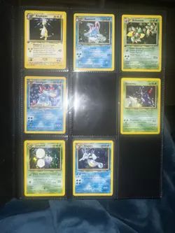Pokemon Cards WOTC Neo Genesis Near Complete 1st Edition Set See Description - Image 1