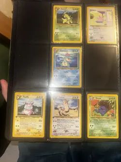 Pokemon Cards WOTC Neo Genesis Near Complete 1st Edition Set See Description - Image 4