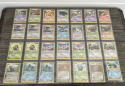 Pokemon E Reader Non Holo Card Lot of 28 Sandstorm Cards Azurill Skitty Etc. - Image 1