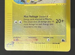Pikachu - 84/144 - Common Reverse Holo - Skyridge - Pokemon Card - Image 4