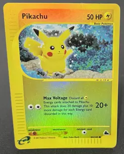 Pikachu - 84/144 - Common Reverse Holo - Skyridge - Pokemon Card - Image 5