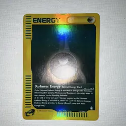 Pokemon Darkness Energy Holo Rare Aquapolis 142/147 2002 English TCG Card - Image 1
