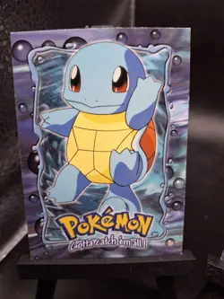 Pokemon Topps Squirtle Wartortle Blastoise Topps Cards E7 E8 E9 Vintage Set LP - Image 2