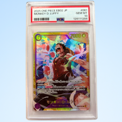One Piece TCG Monkey D. Luffy PSA10 2-Card Set OP05-060 & EB02-061 Japan - Image 4
