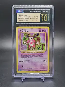 Mr. Mime CLB 013/034 Pokemon Card CGC Pristine 10 GRADED TCG Classic - Image 1