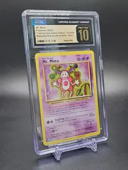 Mr. Mime CLB 013/034 Pokemon Card CGC Pristine 10 GRADED TCG Classic - Image 3