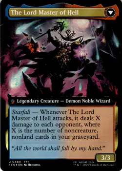 MTG The Emperor of Palamecia (Extended Art) Foil NM FINAL FANTASY Magic 484 - Image 2