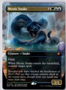 Mystic Snake (Borderless) Special Guests Regular NM M 0035 - Image 1