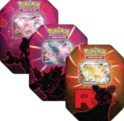 Pokemon TCG: Team Rocket Tin X 3 (One Of Each Variant) - IN HAND - Fast Shipment - Image 1