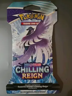3 Pokemon Sword & Shield Chilling Reign Sleeved Booster Packs - Factory Sealed - Image 3