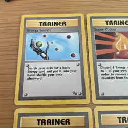 Pokemon TCG Base Set Trainer Bundle Job Lot 1999 x11 nm - Image 2