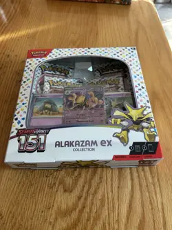 Alakazam EX Collection Pokemon 151 Boosters, 4-Pack Pokemon TCG Scarlet & Violet 820650855269 - Image 2