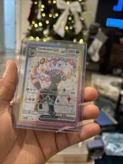Pokemon TCG Umbreon EX 176 SV Scarlet & Violet Full Art Holo Near Mint NM - Image 1