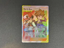 Red & Blue Tag Team 234/236 Pokemon TCG Full Art Trainer Cosmic Eclipse NM/LP - Image 1