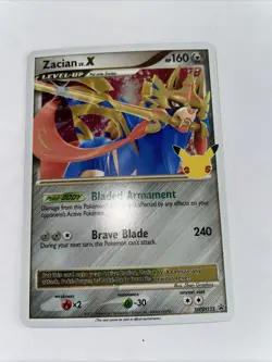 Zacian LV. X SWSH135 SWSH: Sword & Shield Promo Cards Holo - Image 1