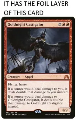 Captain's Claws FOIL Mtg MISPRINT. The foil layer is from another card! - Image 3