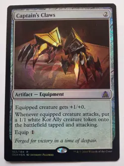 Captain's Claws FOIL Mtg MISPRINT. The foil layer is from another card! - Image 4