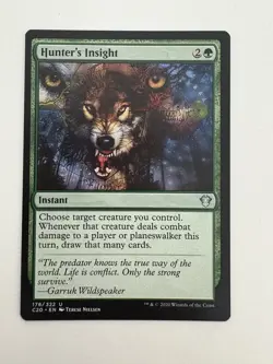 Hunter’s Insight MTG Magic the Gathering Card NM Near Mint C20 - Image 1