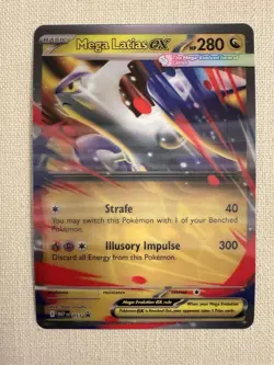 Mega Latias EX 011 Promo Pokemon TCG Mega Evolution JUMBO LENTICULAR CARD NM - Image 1