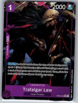 Trafalgar Law (Alt Art) OP09-069 English - One Piece Card - NM - Image 1