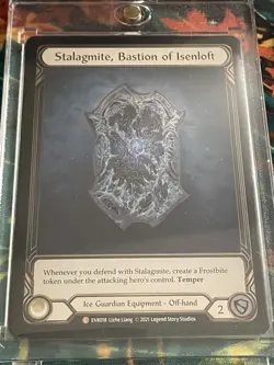Flesh and Blood FAB Stalagmite, Bastion of Isenloft NM 1st EditionCold Foil - Image 1