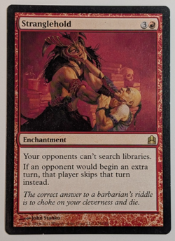 MTG Card - 1x Stranglehold - Commander 2011 - NM Red - Magic The Gathering - 136 - Image 1