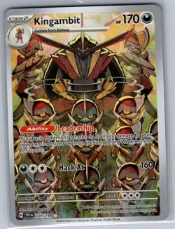 Kingambit 220/198 SV01: Scarlet & Violet Base Set - Pokemon Card - NM - Image 1