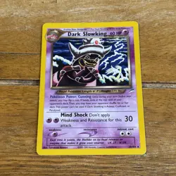 Pokemon Dark Slowking Neo Destiny 20/105 Rare Card LP Condition - Image 1