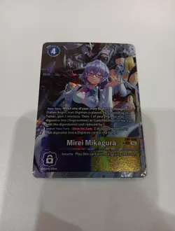 Mirei Mikagura Alternate Art Secret Rare EX6-074 -- DIGIMON CARD GAME - Image 1