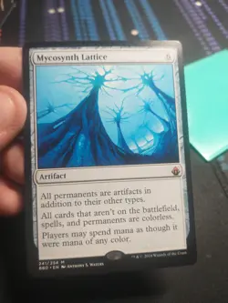 Mycosynth Lattice Battlebond Magic the Gathering card Near Mint LP - Image 1