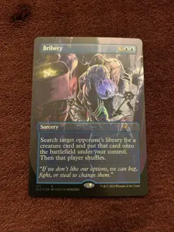 Bribery Secret Lair Drop Regular NM Magic The Gathering MTG Card X1 M/Nm Foil - Image 1