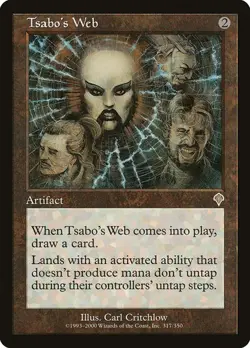 MTG - Invasion Tsabo's Web! NEAR MINT! FREE SHIPPING! - Image 1