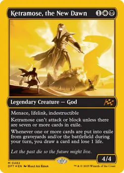 Ketramose, the New Dawn (First-Place Foil) [Aetherdrift] Foil Near Mint - Image 1