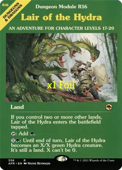 MTG Foil DM Adventures in the Forgotten Realms AFR Lair of the Hydra MINT - Image 1