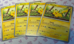 4x Pikachu - Pokemon S/V 151 025/165 NM Regular TCG Playset - Image 1
