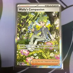 Pokemon TCG Mega Evolution Wally's Compassion 186/132 Special Illustration Rare - Image 1