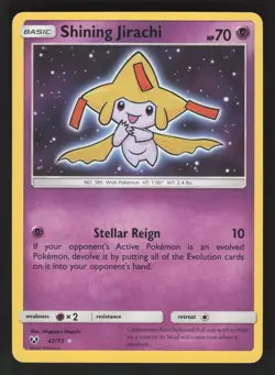 Shining Jirachi 42/73 Pokemon TCG Shining Legends NM - Image 1